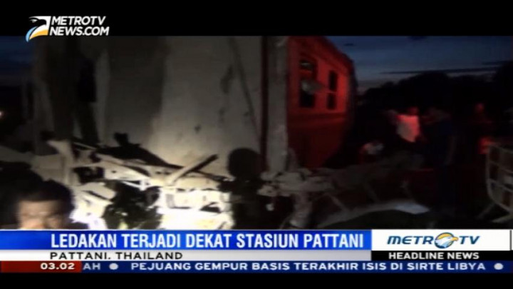 Ledakan Hantam Kereta di Thailand, Satu Orang Tewas