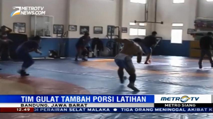 Jelang PON, Tim Gulat Jabar Tambah Porsi Latihan