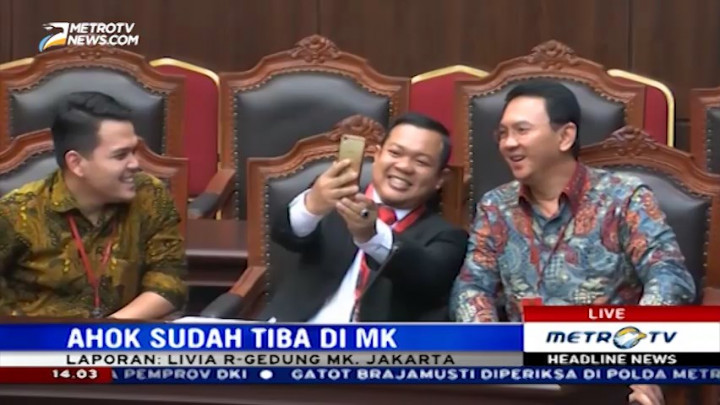 Ahok Hadiri Sidang Lanjutan Uji Materi Cuti Petahana