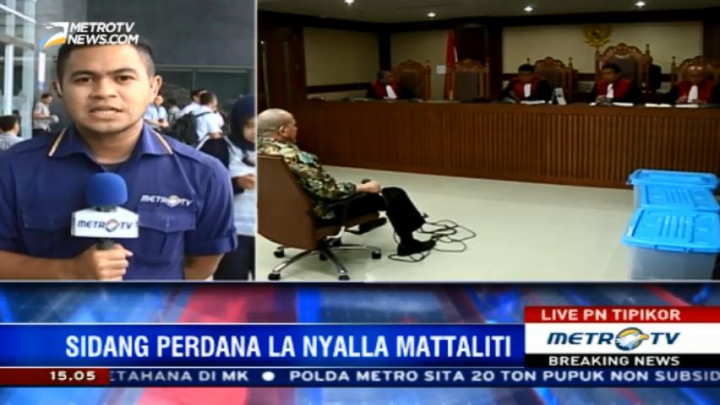 Sidang Perdana, La Nyalla akan Langsung Bacakan Eksepsi