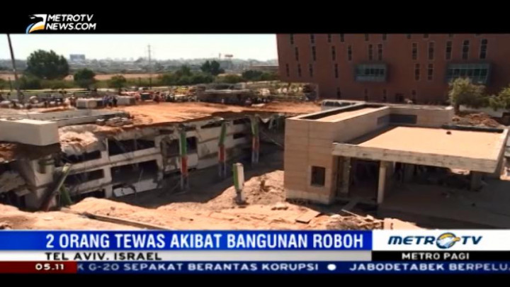 Gedung Parkir di Israel Ambruk, Dua Tewas