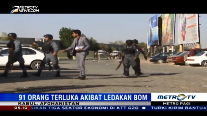 Ledakan Dua Bom di Kabul Tewaskan 24 Orang