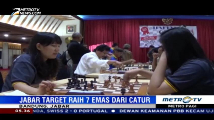 Tim Catur Jabar Targetkan Rebut Tujuh Emas