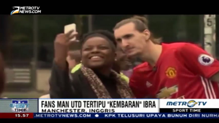 Fans MU Tertipu 'Kembaran' Ibra