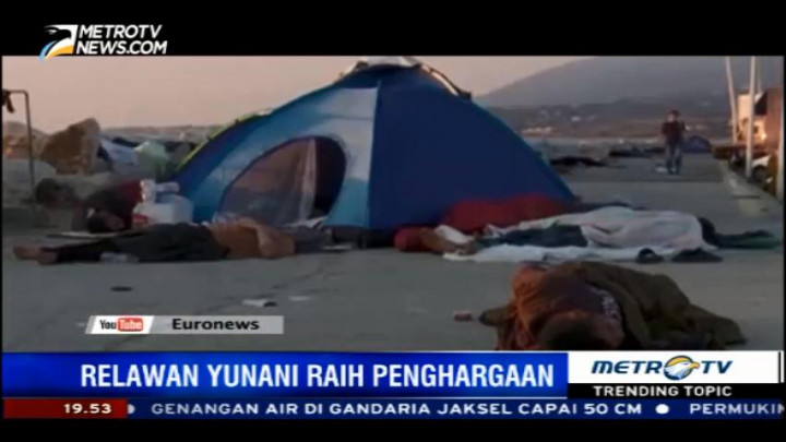 Relawan Yunani Raih Penghargaan Nansen Refugee Award