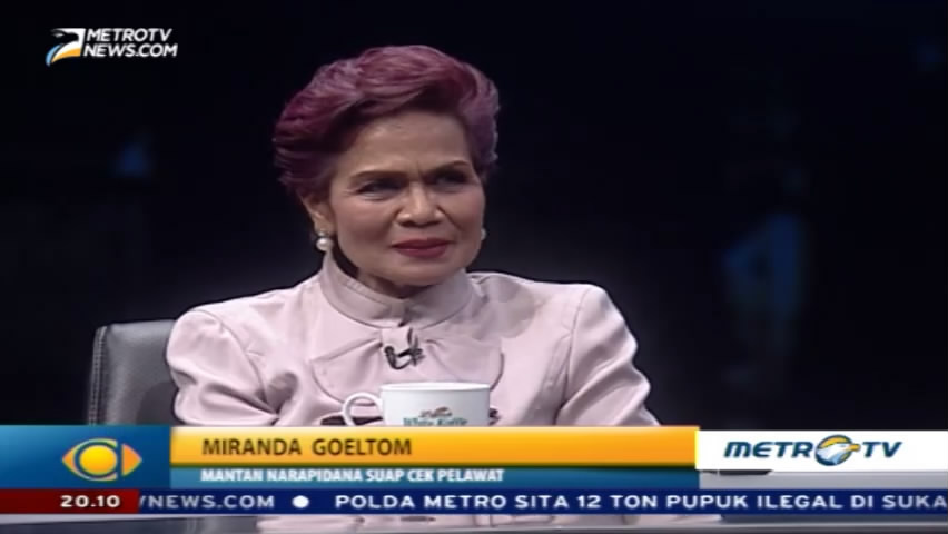 Cerita Miranda Goeltom Tentang Detik-detik Menuju Penahanannya