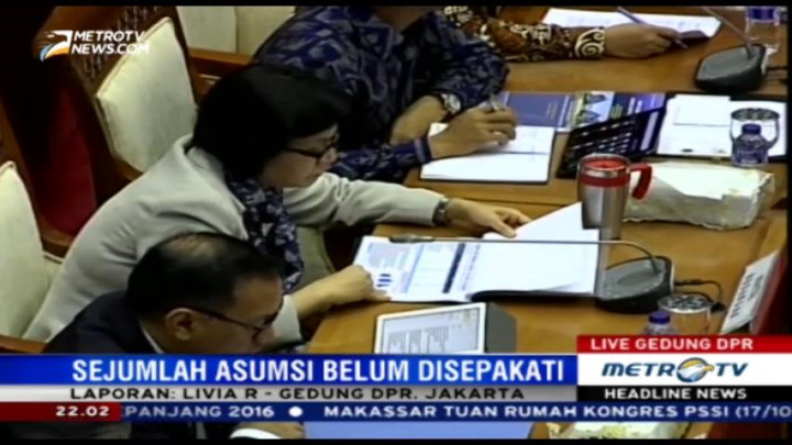 Komisi XI Rapat Bersama Menkeu Bahas Asumsi Makro 2017