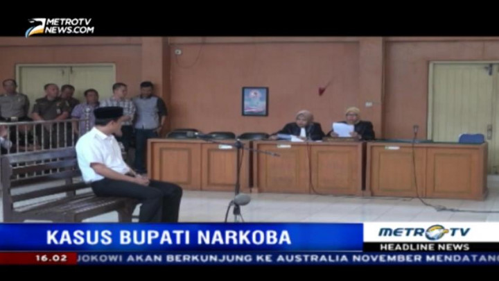 Mantan Bupati Ogan Ilir Nofiadi Dituntut Enam Bulan Rehabilitasi