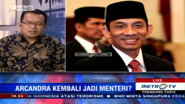 Soal Arcandra, Pakar: Jangan Sampai Jabatan Menteri Jadi Mainan