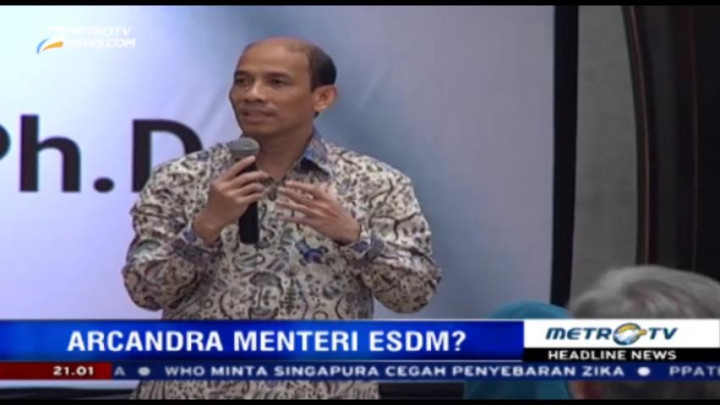 Diisukan Kembali Jadi Menteri ESDM, Ini Respon Arcandra