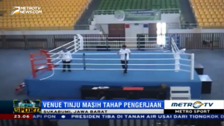 Venue Tinju PON dalam Tahap Penyelesaian