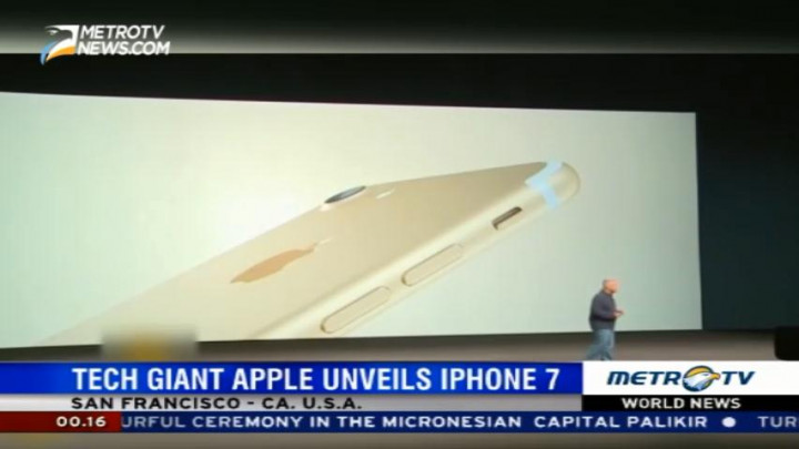 Tech Giant Apple Unveils iPhone 7