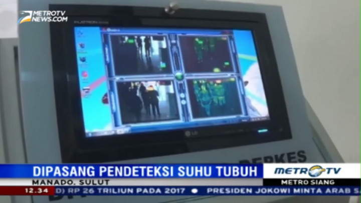 Cegah Virus Zika, Bandara Sam Ratulangi Pasang Alat Pemindai Suhu Tubuh