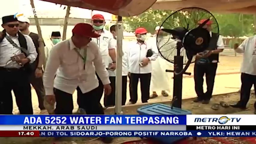 Kurangi Hawa Panas, 5 Ribu <i>Water Fan</i> Dipasang di 52 Maktab Jemaah Indonesia