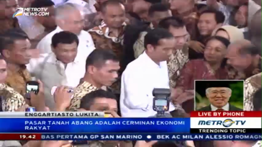 Blusukan ke Tanah Abang 'Menginspirasi' Duterte