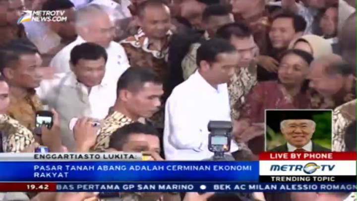 Blusukan ke Tanah Abang 'Menginspirasi' Duterte