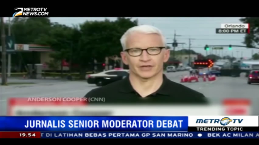 Jurnalis Senior Jadi Moderator Debat Perdana Capres AS