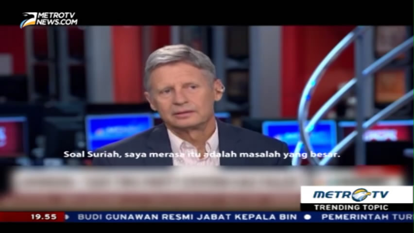 Calon Presiden Libertarian Tak Tahu Aleppo