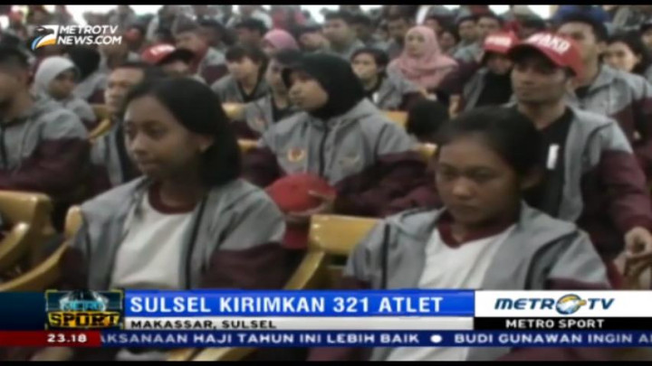 312 Kontingen PON Sulsel Resmi Dilepas