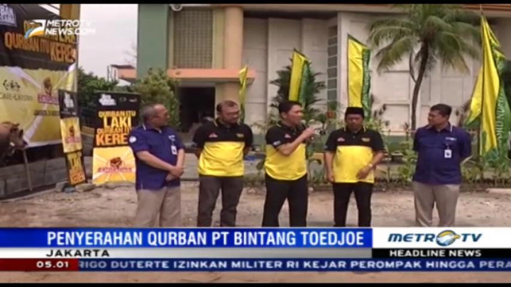 Media Group Terima Sapi Limosin dari Bintang Toedjoe