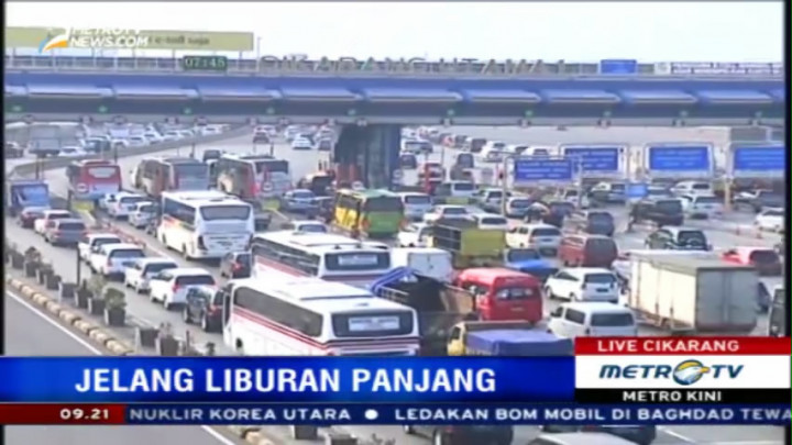 Volume Kendaraan di Tol Jakarta-Cikampek Naik 27%