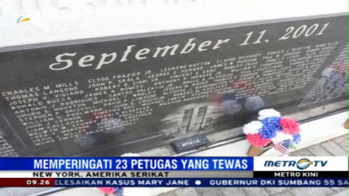 NYPD Peringati 15 Tahun Tragedi 9/11