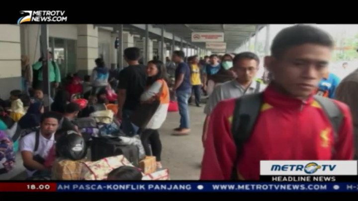 Puncak Arus Mudik di Stasiun Senen Diprediksi Malam Ini
