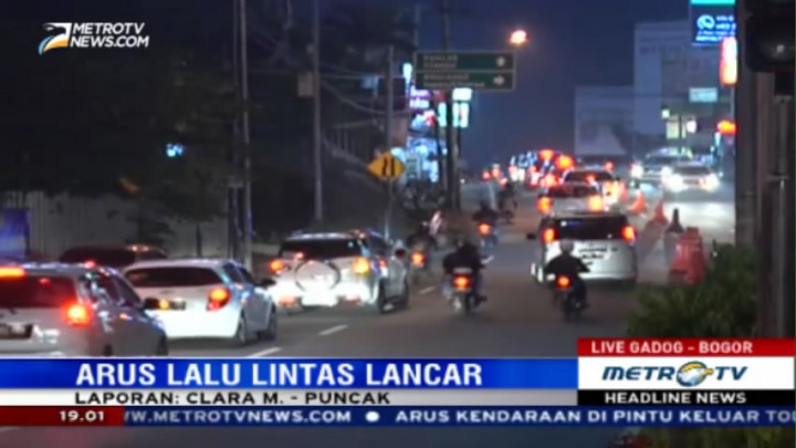 Lalu Lintas Simpang Gadog Lancar