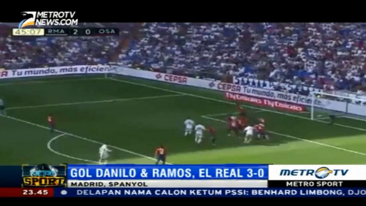 Real Madrid Menang 5-2 Atas Osasuna