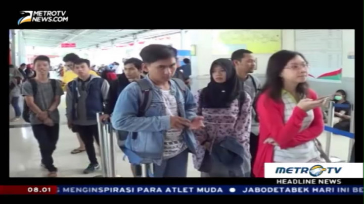 Libur Idul Adha, Ribuan Penumpang Padati Stasiun Lempuyangan