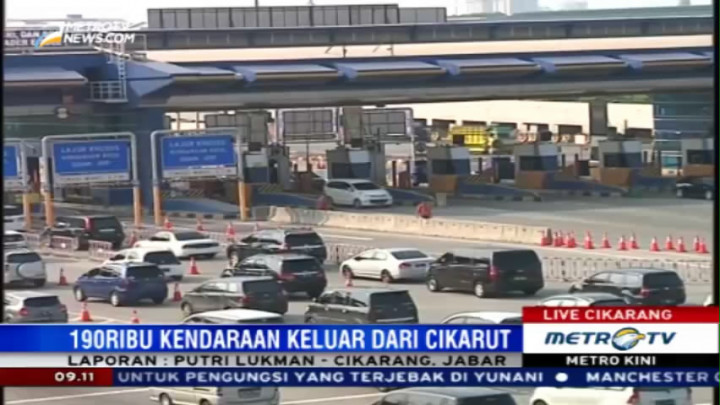 Libur Panjang Idul Adha, 190 Ribu Kendaraan Lewat Cikarang Utama