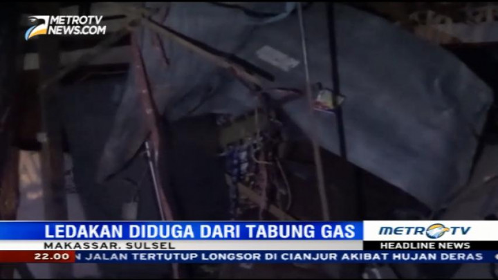 Ledakan di Makassar Merusak Sejumlah Ruko dan Mobil