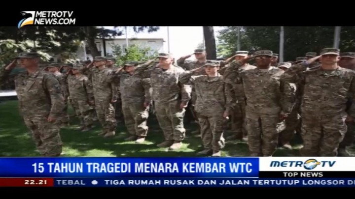 Tentara AS di Afghanistan Peringati 15 Tahun Tragedi 9/11