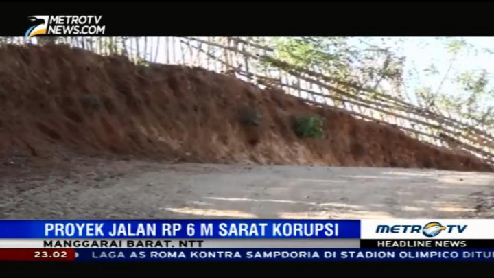 Proyek Jalan di Manggarai Barat Telantar Selama 2 Tahun