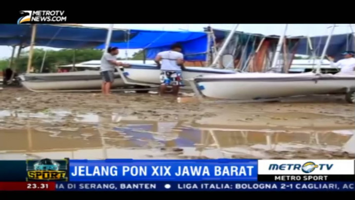 Atlet Sayangkan Arena Layar PON XIX yang Berlumpur