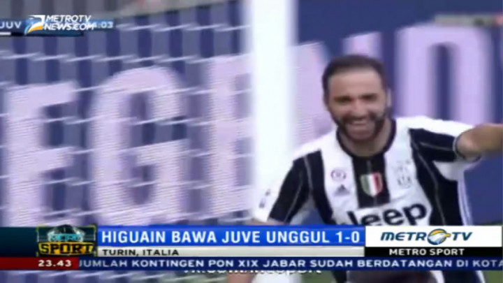 Higuain 2 Gol, Juventus Kalahkan Sassuolo 3-1