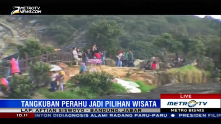 Libur Iduladha, Pengunjung Tangkuban Parahu Melonjak