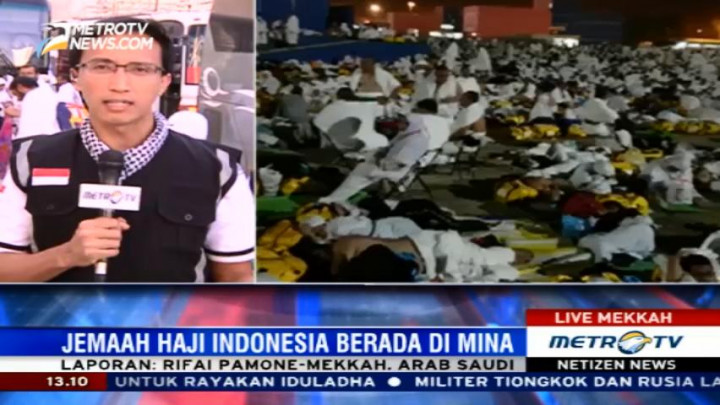 Jamaah Haji Indonesia Patuhi Jadwal Lempar Jumrah