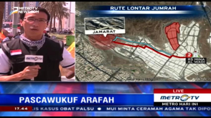 Sebagian Jemaah Indonesia Lempar Jumrah Sebelum Waktu Subuh