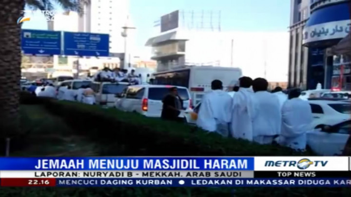 Situasi Jalan Raya Menuju Masjidil Haram