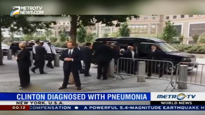Hillary Clinton Diagnosed with Pneumonia