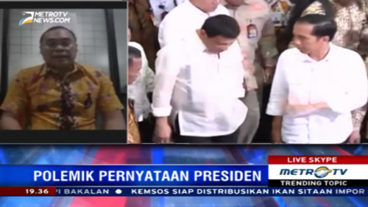 Polemik Pernyataan Jokowi-Duterte