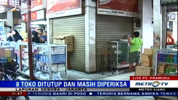 Pascasidak Obat Ilegal, Pengunjung Pasar Pramuka Turun 40%