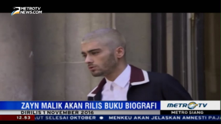 Zayn Malik akan Terbitkan Buku Biografi