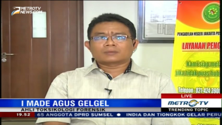 I Made Gelgel Yakin Mirna Tewas Karena Kopi Sianida