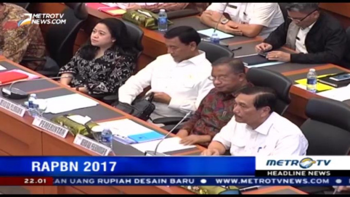 Banggar DPR Rapat Bersama Empat Menko Bahas Pagu Anggaran