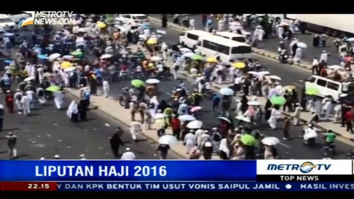 Kepadatan Terjadi di Perbatasan Mina & Mekah Pascalontar Jumrah