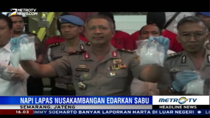Polisi Ungkap Jaringan Narkoba Antar Lapas