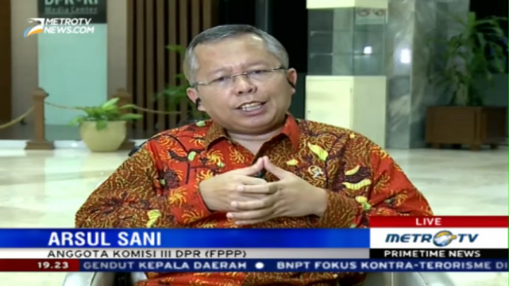 Arsul Sani: Sebaiknya Kasus Haris Azhar Dihentikan