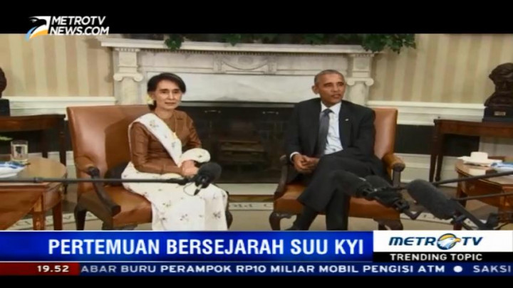 Aung San Suu Kyi Bertemu Barack Obama